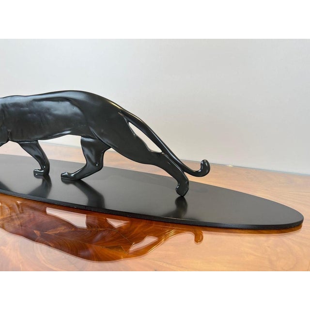 Art Deco Panther Sculpture, 1930s, Bronze For Sale - Image 3 of 18