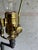 Bronze Vintage Maitland-Smith Bronze Heron Tortoise Tessellated Shell Table Lamp For Sale - Image 8 of 9