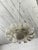 Four-light Murano glass chandelier in the style of Ercole Barovier, 1967 Intact and in good condition. Metal frame....