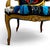 This original and unique pair of 19th-century Baroque-style carved and gilded armchairs, has been reimagined by the...