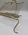 Vintage Mid-Century Brass-Tone Wire Magazine Rack For Sale - Image 9 of 9