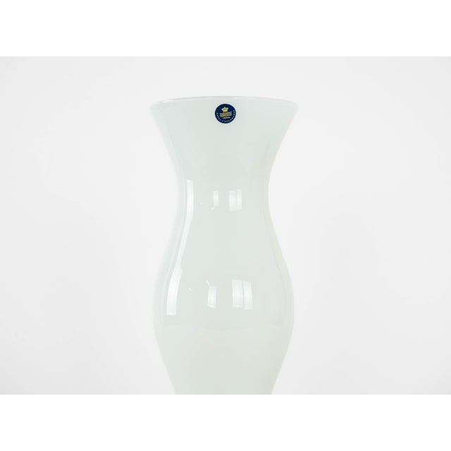 Vintage Danish Glass Vase by Michael Bang for Royal Copenhagen, 1970s For Sale - Image 3 of 8