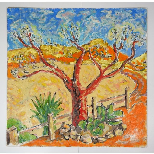Contemporary Impressionist Joshua Tree Landscape Painting For Sale In Seattle - Image 6 of 7