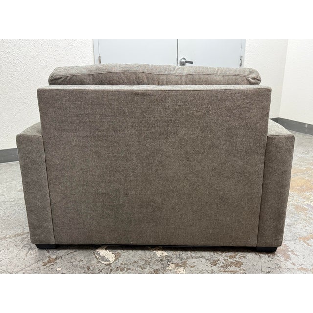 Wood Twin Size Crate & Barrel Barrett Sleeper Sofa For Sale - Image 7 of 12