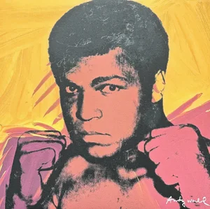 After Andy Warhol, Muhammad Ali Yellow, 1980s, Print