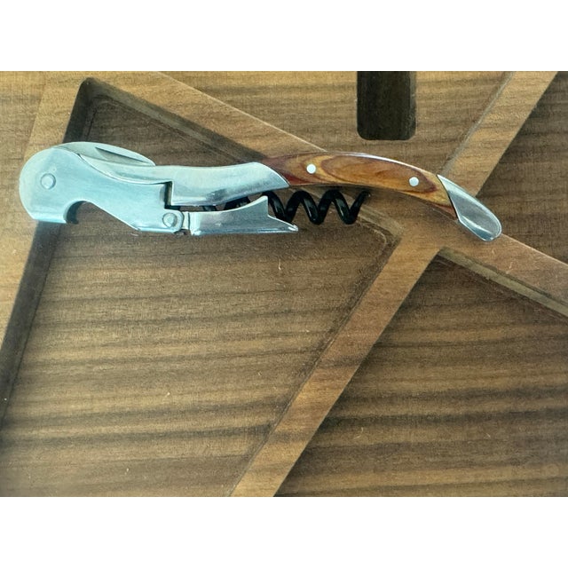 Wood Modern Eco-Friendly Walnut Wood Puzzle Tray Signed Limited Edition From Materious, Chicago For Sale - Image 7 of 12