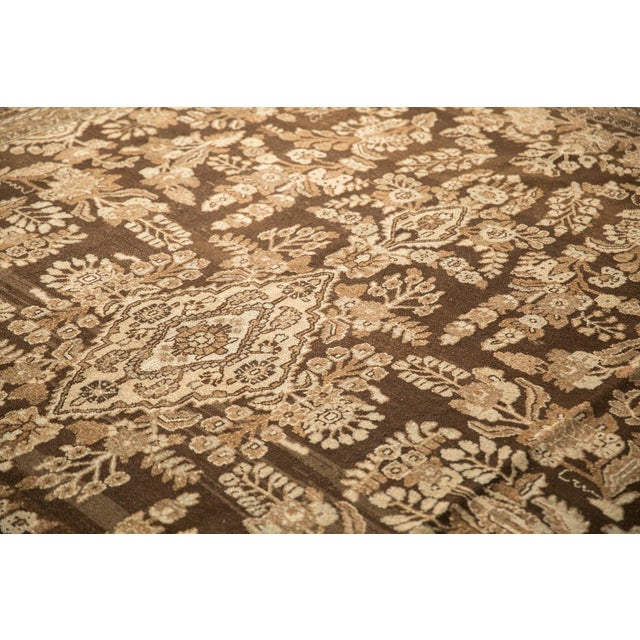 Vintage Distressed Kaboutrahang Carpet - 10'1" x 12'11" For Sale - Image 9 of 12
