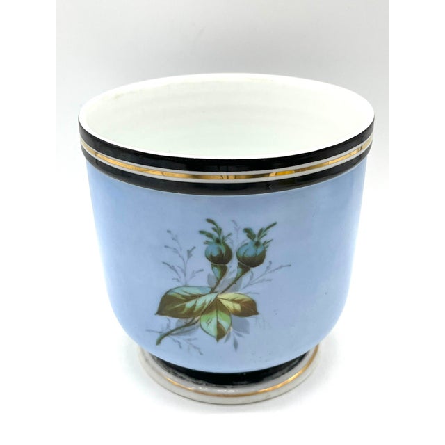 Antique Porcelain Cachepot, France, 1900 For Sale - Image 11 of 17