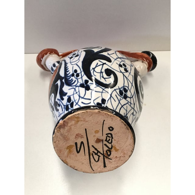 20th Century Spanish Glazed Cruche or Pitcher, Toledo, Spain For Sale In Miami - Image 6 of 9