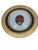 Hollywood Regency Faberge China Imperial Heritage Cobalt Blue Imperial Rosebud Egg Salad Plate For Sale - Image 3 of 7