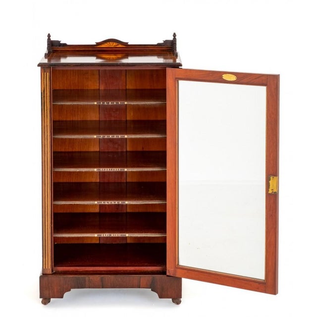 Victorian Music Cabinet in Rosewood, 1880 For Sale - Image 5 of 15