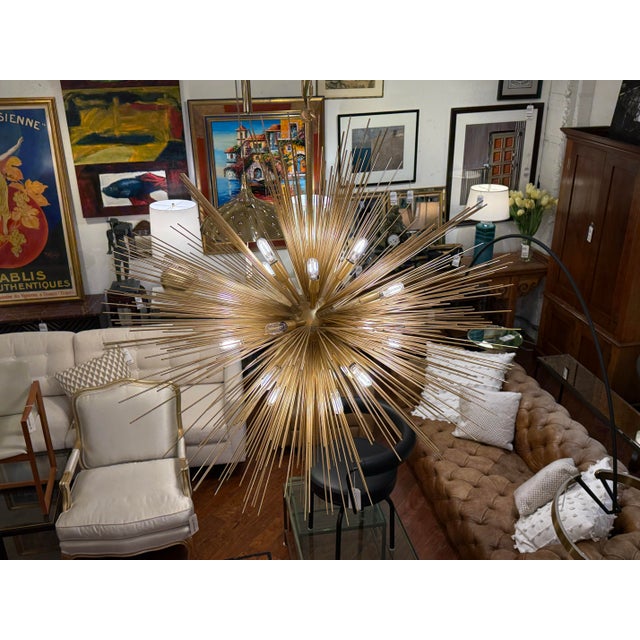Visual Comfort Kelly Wearstler Strada Gild Large Round Chandelier for Visual Comfort For Sale - Image 4 of 12