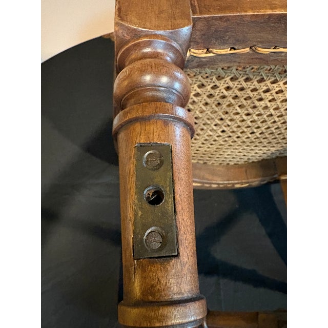 Wood Regency Period Children’s Barber’s Chair For Sale - Image 7 of 10