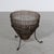 Wood 1950s Franco Albini Fish Basket Rattan & Iron Side Table For Sale - Image 7 of 9