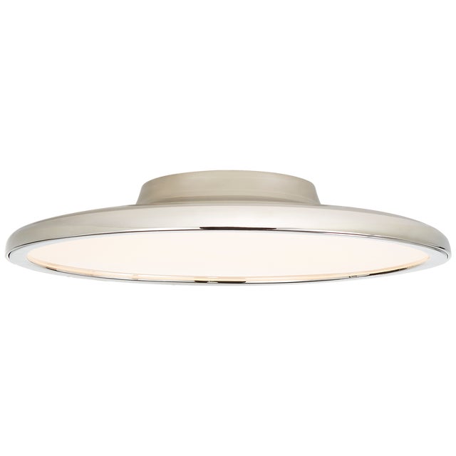 Dot 16" Flush Mount in Polished Nickel Designer: Peter Bristol Canopy: 6" Mounting: Flush Shade Detail: No Option Socket:...