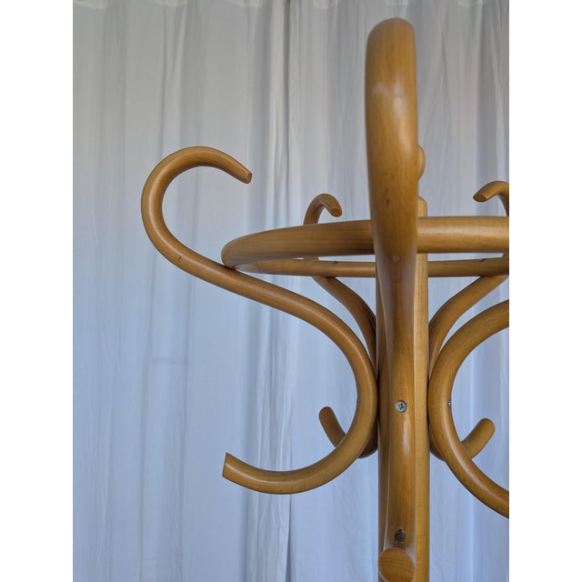 Brown Vintage Bentwood Coat Stand, 1970s For Sale - Image 8 of 18