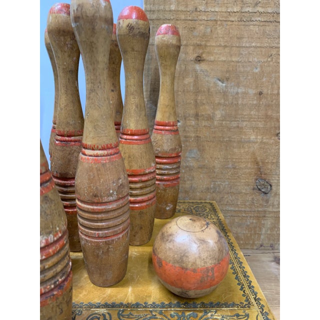 Early 20th Century Set of Wooden Skittles- 12 Pieces For Sale In Dallas - Image 6 of 6
