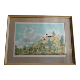 Jean Trousselle French Lithograph Signed and Numbered For Sale