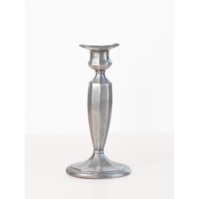 1920s Art Deco Quadruple Silver Plate Candlestick Holder | Jennings Brothers Pattern 1506 For Sale - Image 10 of 14