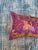 Hollywood Regency Purple & Gold Asian Chinoiserie Boudoir Pillow For Sale - Image 4 of 9