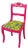 Vintage Rose-Carved Accent Chair in Fuchsia With Emma Shipley Velvet by Mary Street Gallery For Sale