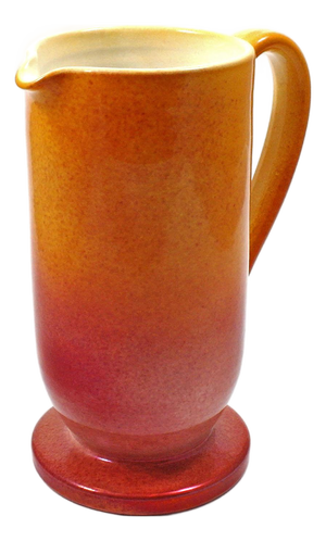 Copper-Colored Orange Carafe