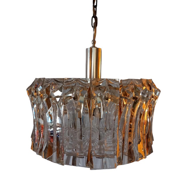 Murano Glass Pendant Lamp attributed to Paola Venini, Italy, 1960s For Sale