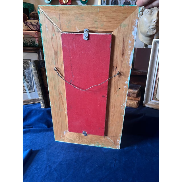 Green 19th Century Italian Grand Tour Intaglio Collection With Painted Faux Malachite Frame For Sale - Image 8 of 12