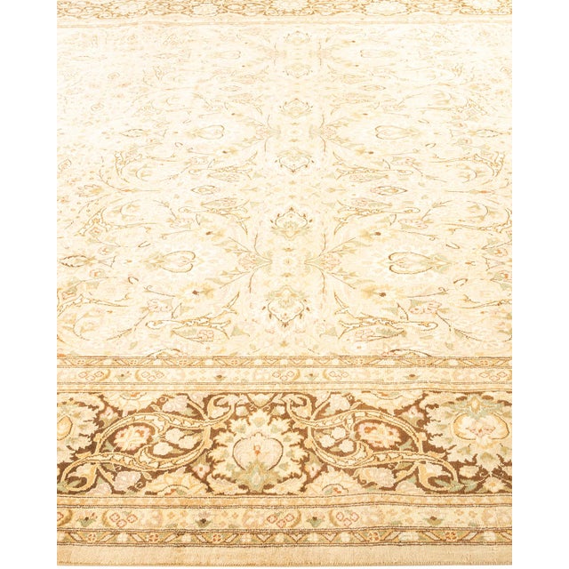 Solo Rugs Mogul Hand-Knotted Area Rug - Ivory, 8' 2" x 10' 5" For Sale - Image 4 of 8