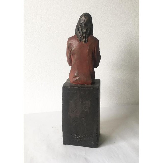 Italian Bronze Cast Figurine Sculpture by Aron Demetz, 2004 For Sale - Image 11 of 18