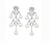 Silver Natural Pearl 49.47cts & Diamond 1.35cts Earring in 14k Gold For Sale - Image 8 of 8