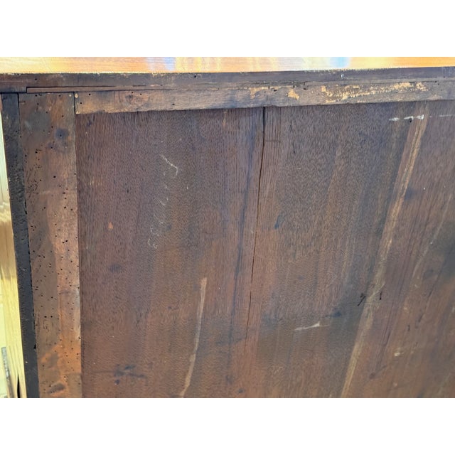 19th Century Regency Columned Cabinet With Grille Lattice Doors For Sale - Image 15 of 16