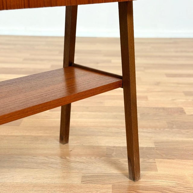 Wood Side Table in Teak, Sweden, 1950s-1960s For Sale - Image 7 of 9