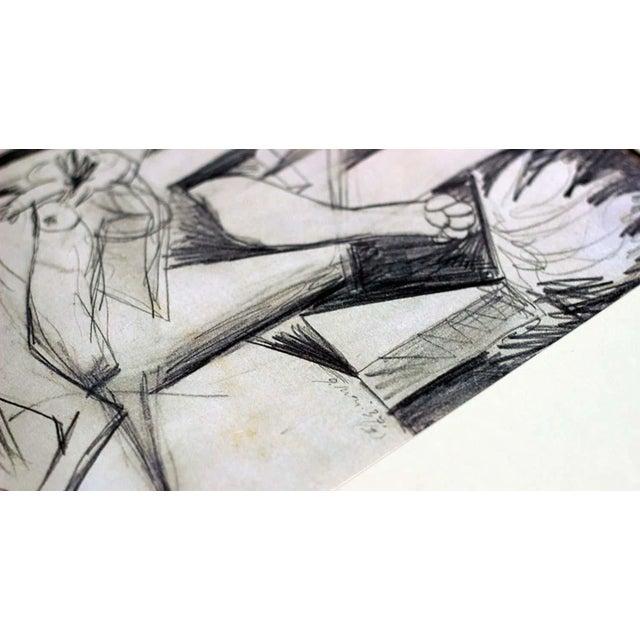 Pablo Picasso Limited Edition Lithograph. 45x23.6 cm. Frame Size: 27 3/4 x 19 1/4in. Numbered Edition Lithograph of...