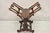 Wood Antique American Victorian Carved Black Walnut Adjustable Folio Print Stand For Sale - Image 7 of 12