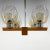 1970s Wood, Chrome & Glass Chandelier attributed to Elektroinstala Decin, 1970s For Sale - Image 5 of 11