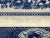 Vintage Oriental Ironstone Platter: Blue Transferware Gamebird Design For Sale - Image 4 of 10