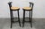 Dialog Stools in Black, Yellow and Blue Imitation Leather from Baumann, 1990, Set of 2 For Sale - Image 9 of 18