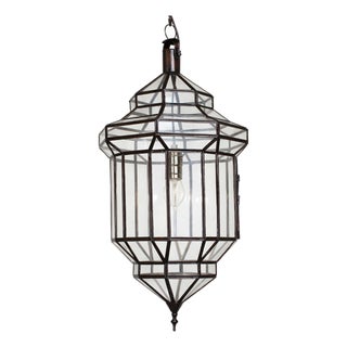 Moroccan Clear Prism Pendant Light Medium For Sale
