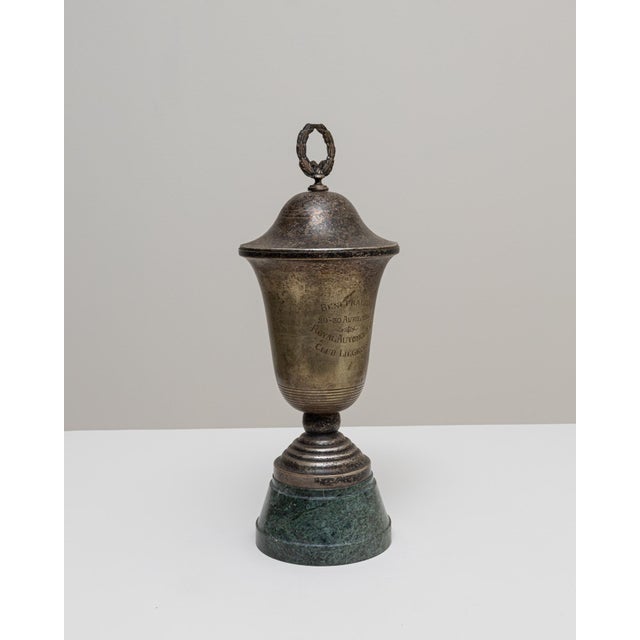Traditional 1950s Belgian Metal Goblet For Sale - Image 3 of 18