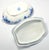 Blue 1910s Antique Johnson Brothers “Peach” Ceramic Vegetable Serving Bowl & Lid For Sale - Image 8 of 12