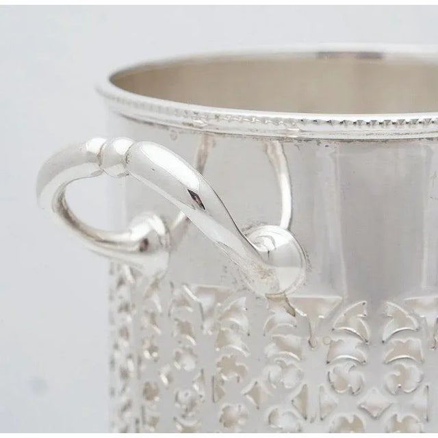 Mid 20th Century English Pierced Wine or Spirits Bottle Holder For Sale - Image 5 of 9