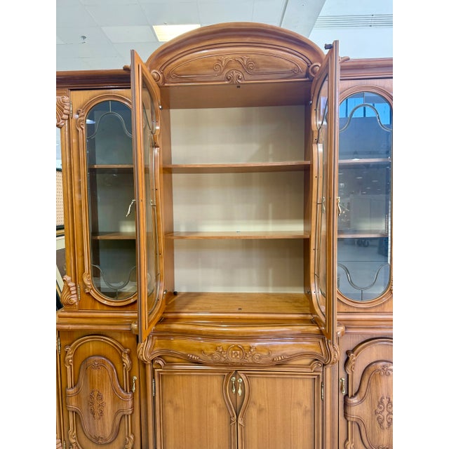 Rococo Italian Rococo Revival 3 Piece Dining Ensemble Masetti, c.1970s For Sale - Image 3 of 16