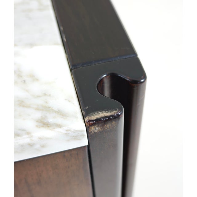 4D Bar Cabinet in Wood and Marble by Angelo Mangiarotti for Molteni, 1960s For Sale - Image 10 of 18