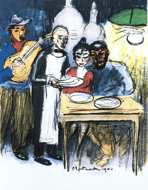 Kees Van Dongen, Montmartre, Color Lithograph