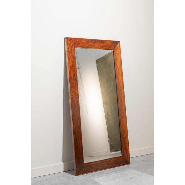 Mid-Century Danish Rectangular Mirror, 1960 For Sale - Image 9 of 9