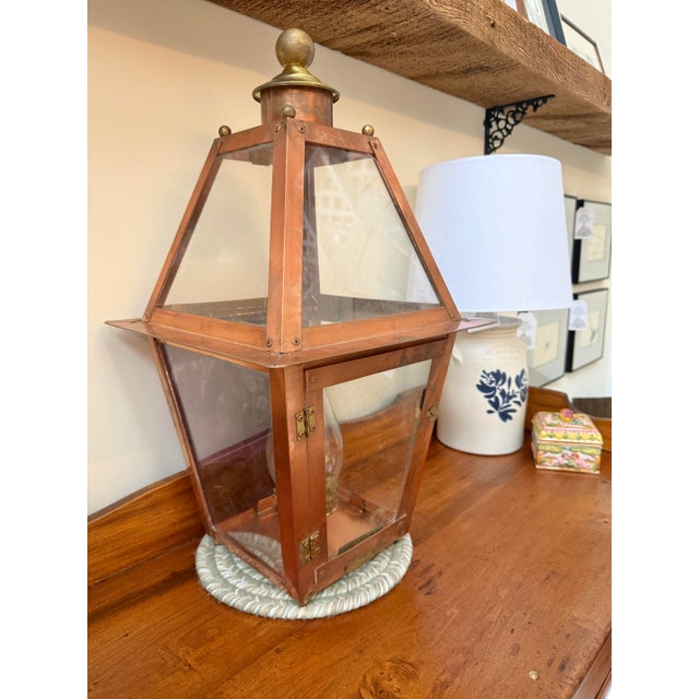 1960s Hollis W Fisher Edgartown Lantern For Sale - Image 4 of 9