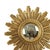 1960s Small Sunburst Mirror in Gold, 1960s For Sale - Image 5 of 15