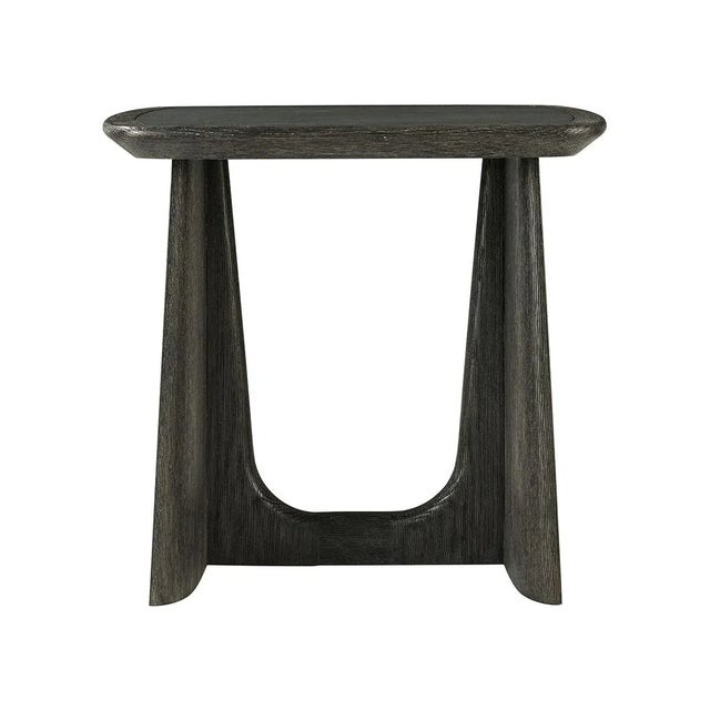 Dark Oak Side Table Chairish