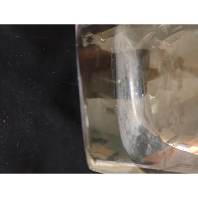 1960s Vintage Daum Crystal Vase/ Ice Bucket For Sale - Image 5 of 8